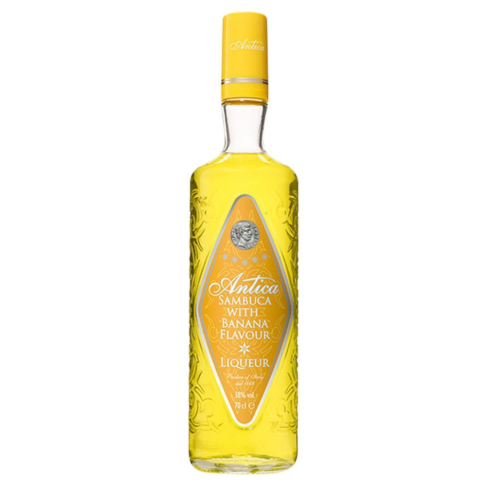 Antica Sambuca with Banana Flavour Liqueur 70cl (70Cl × 6)