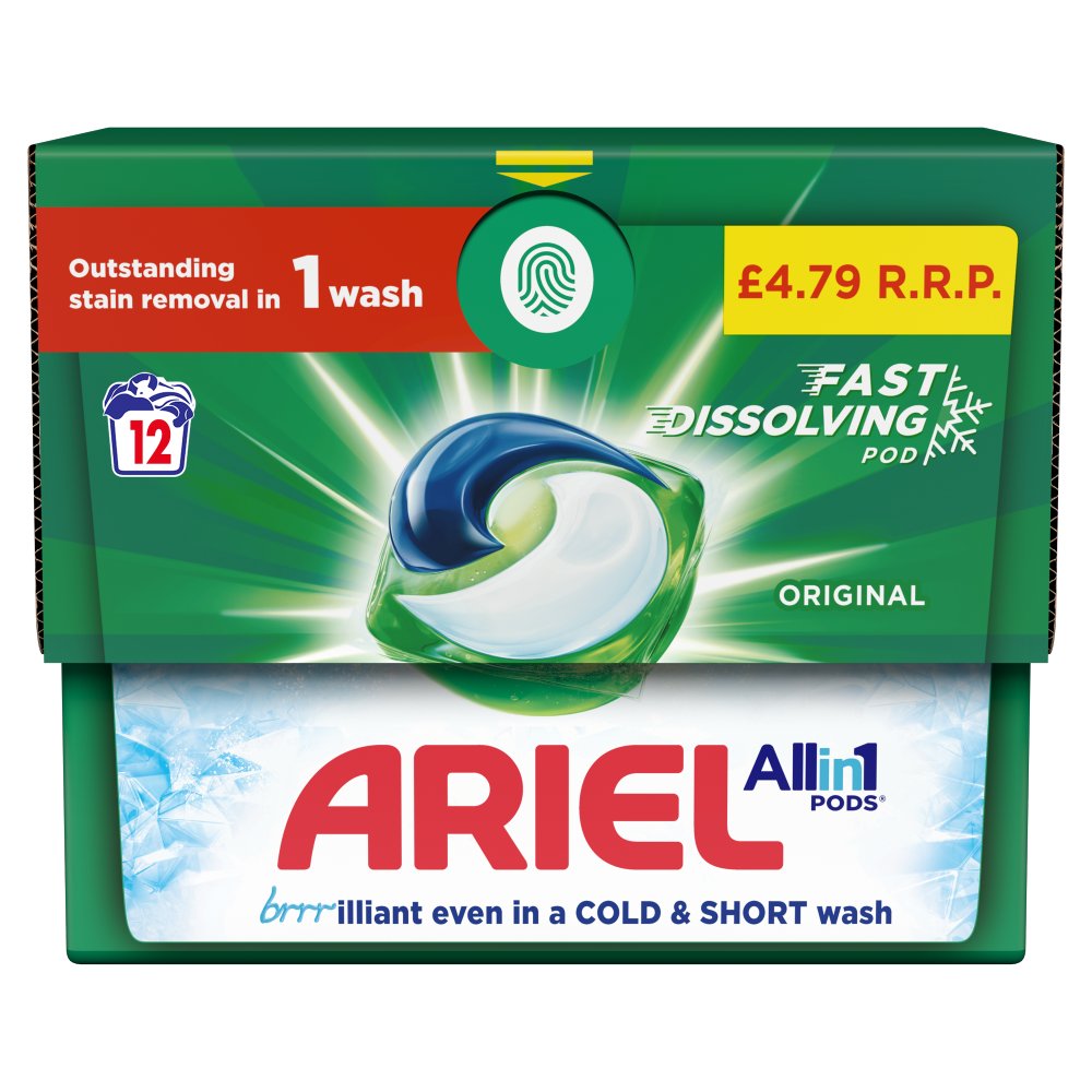 Ariel All-in-1 PODS®, Washing Capsules  (12s × 1)