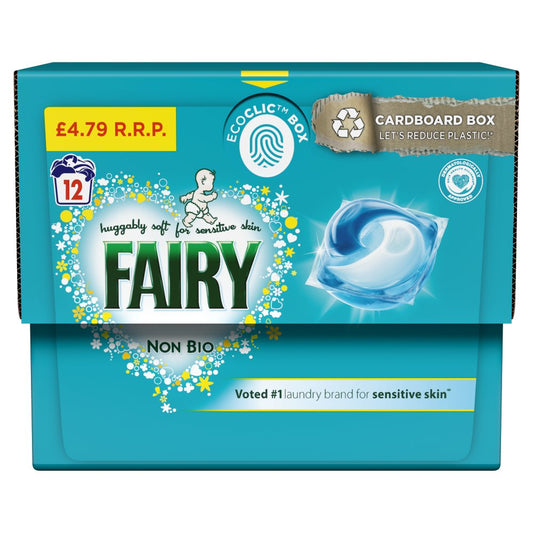 Fairy Non Bio PODS® Washing Capsules  (12s × 4)
