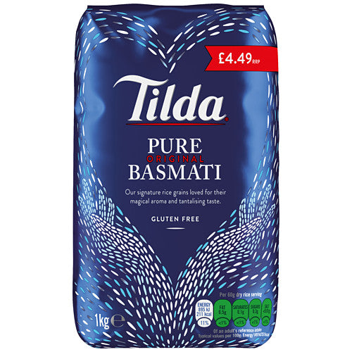 Tilda Basmati PM £4.49 (1Kg × 8 × 1)