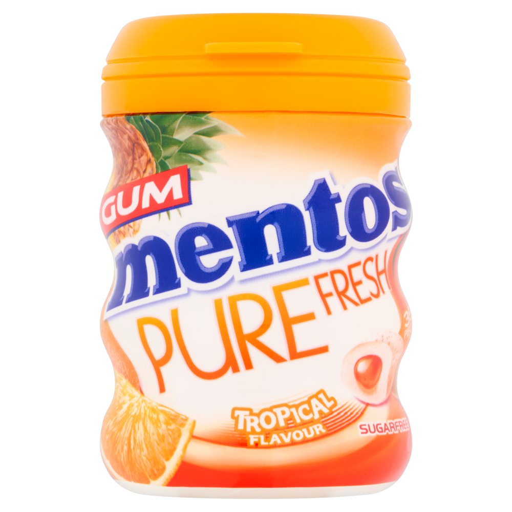 Mentos 35 Gum Pure Fresh Tropical Flavour (70g × 6 × 1)