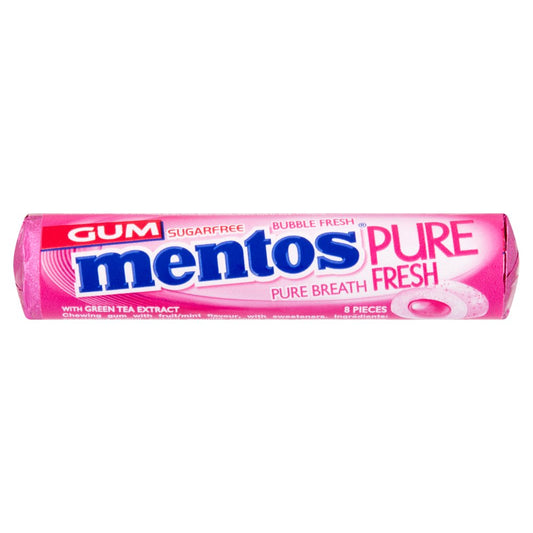 Mentos Gum Pure Fresh Bubble Fresh (16g × 24 × 6)