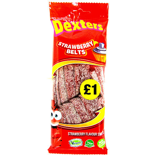 Dexters Strawberry Belts PM £1 (160g × 12 × 1)