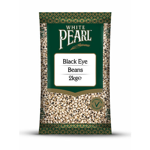 White Pearl Black Eye Beans (2Kg × 6)