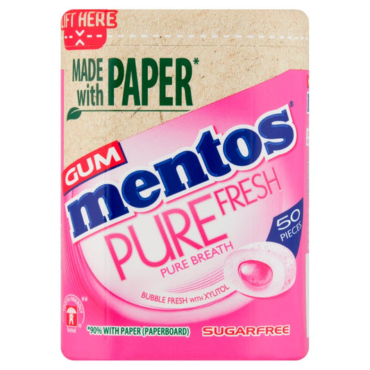 Mentos Gum Pure Fresh Bubble Fresh (100g × 6 × 6)