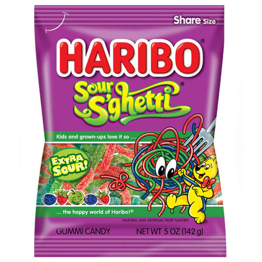 HARIBO SOUR S'GHETTI BAGS