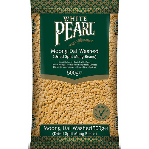 White Pearl Moong Dal Washed (500g × 12 × 1)