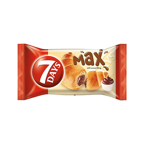 7Days Max Croissant with Cocoa Flavoured Filling (80g × 20)