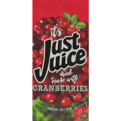 Just Juice Cranberry (1Ltr × 12 × 1)
