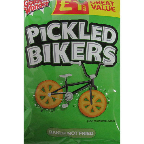 Golden Wonder Pickled Onion Bikers PM £1 (50g × 18 × 1)