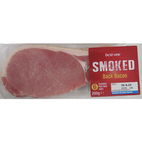 Bestin Smoked Back Bacon (200g × 4 × 12)