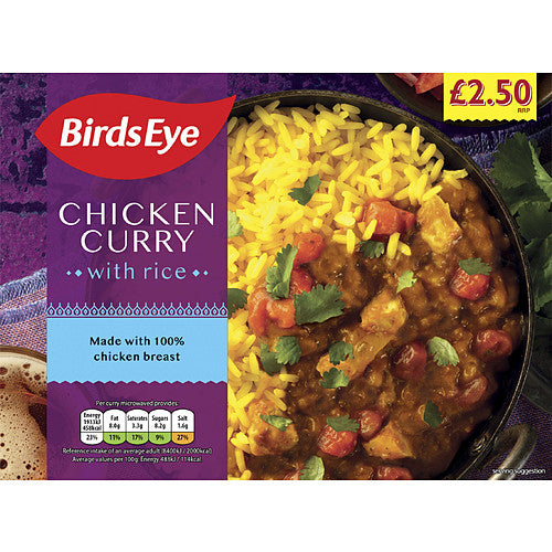 Birds Eye Chicken Curry with Rice (400g × 6)