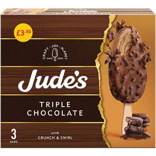 Jude's Triple Chocolate Bars (3pk × 8)