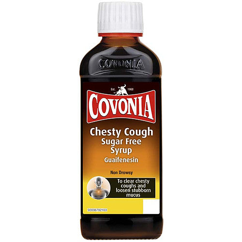 Covonia Chesty Cough Sugar Free Syrup 150ml (150ml × 12 × 1)