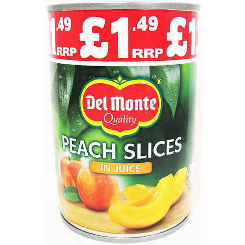 Del Peach Slices Jce PM £1.49 (415g × 6 × 1)