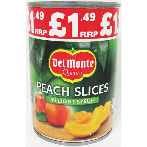 Del Monte Peach Slices In Light Syrup PM £1.49 (9420g × 6 × 1)