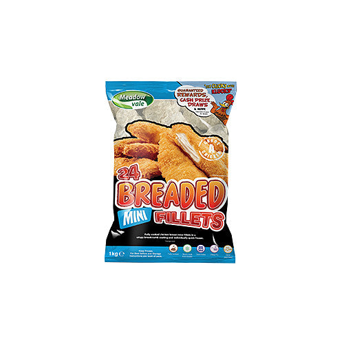 Meadowvale Breaded Chicken Mini Fillets (1Kg × 1)