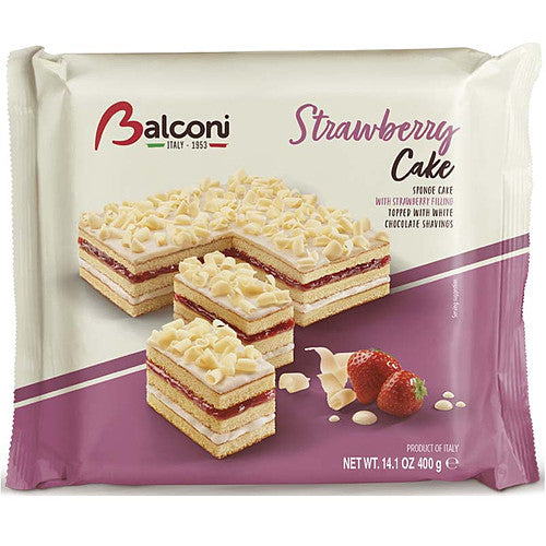 Balconi Strawberry Cake (400g × 1)
