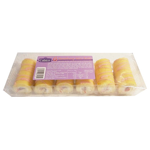 Cabico Strawberry Mini Rolls (150g × 1)