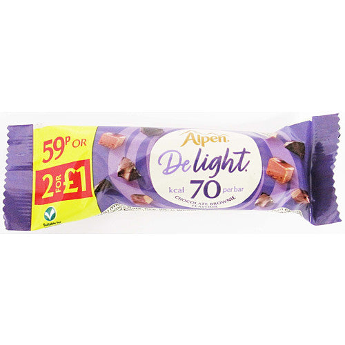 Alpen Delight Chocolate Brownie 59p Or 2F £1 (24g × 24 × 1)