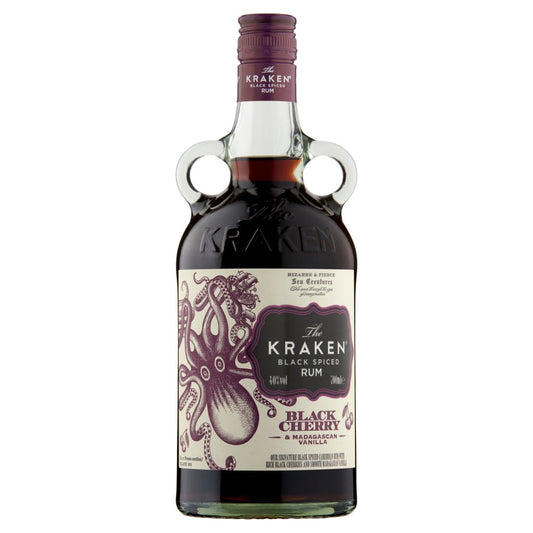 The Kraken Black Spiced Rum Black Cherry & Madagascan Vanilla 70cl (70Cl × 1)