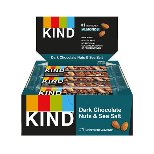 KIND Dark Chocolate Nuts & Sea Salt Bars (40g × 12 × 1)