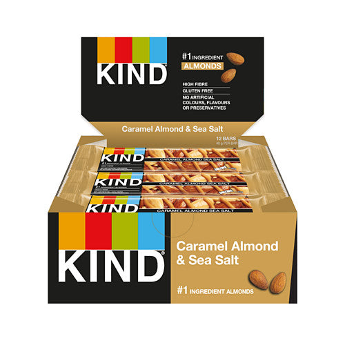 KIND Caramel Almond & Sea Salt Bars (40g × 12 × 1)