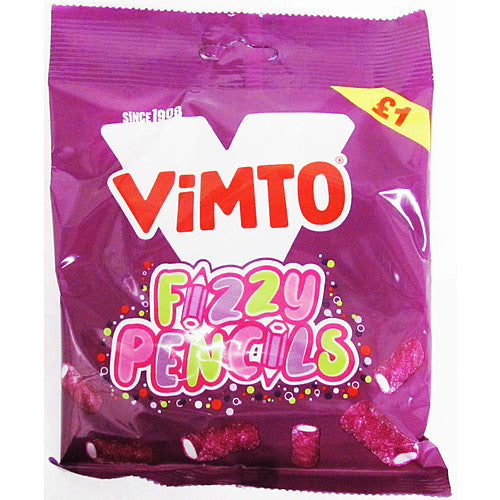 Vimto Mini Sour Pencils PM £1 (140g × 10 × 1)