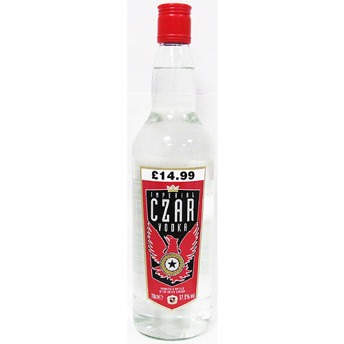 Imperial Czar Vodka PM £14.99 37.5% (70Cl × 1)