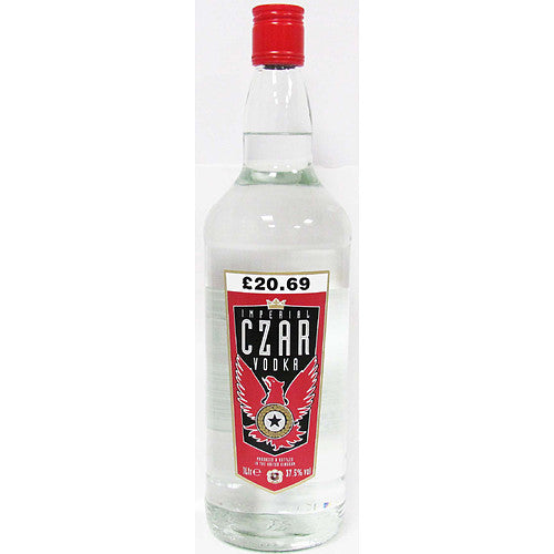 Imperial Czar Vodka PM £20.69 37.5% (1Ltr × 1)