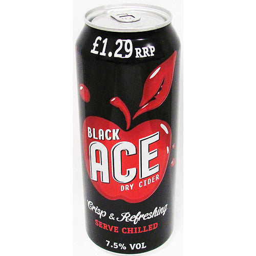 Black Ace Cider PM £1.29 7.5% (500ml × 24 × 1)