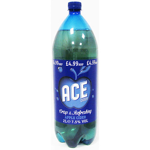 Ace Cider PM £4.99 7.5% (2Ltr × 6 × 1)