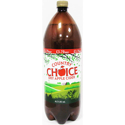 Country Choice Apple Cider PM £3.79 5% (2Ltr × 6 × 1)