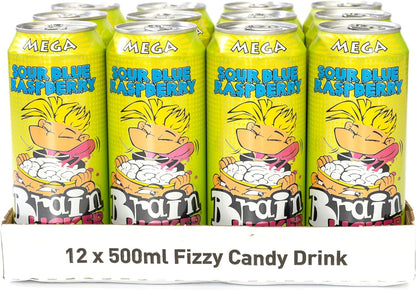 Brain Licker Soda Blue Raspberry 500 ml