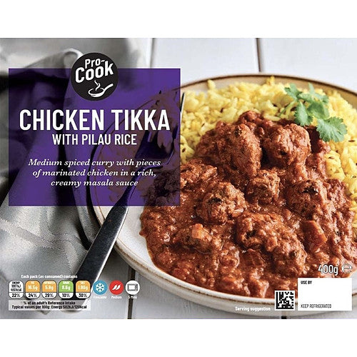 Pro-Cook Chicken Tikka (400g × 8)