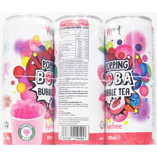 Vnt Bubble Tea Lychee (320ml × 6 × 4)