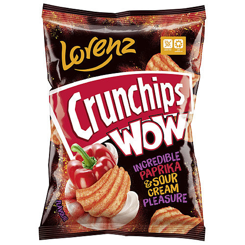 Lorenz Wow Paprika & Sour Cream (80g × 12 × 1)