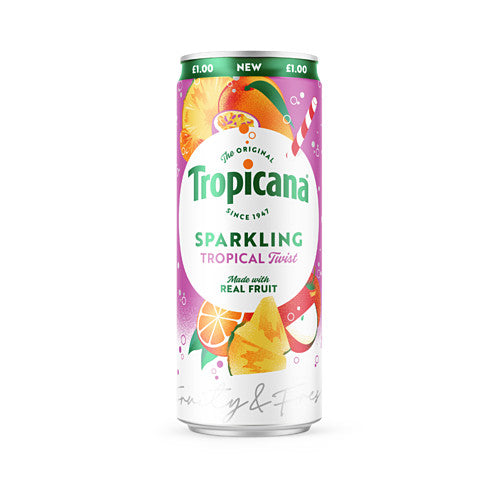 Tropicana The Original Sparkling Tropical Twist (250ml × 12 × 1)