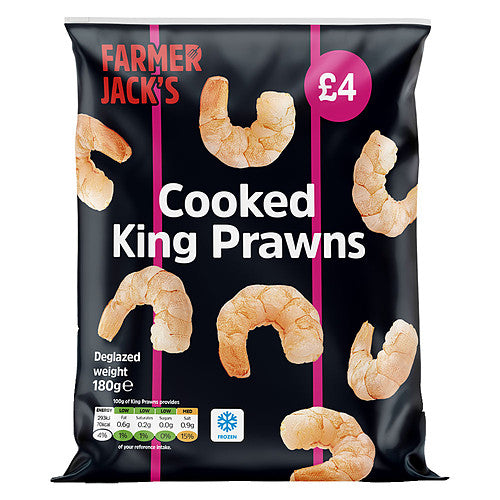 F/J Cooked King Pranws £4 (180g × 10)