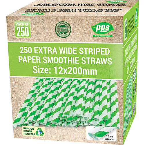 Pps Lrg Strpd Smoth Straw (250s × 12)