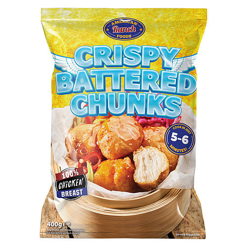 American Ranch Foods Crispy Battered Chunks (400g × 12)