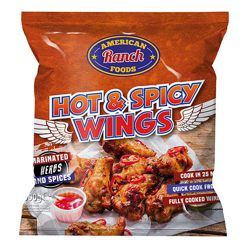 A/Ranch Hot And Spicy Wings (500g × 12)