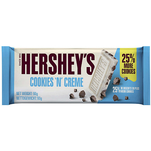 Hershey Cookies N Creme Bar (90g × 24 × 3)