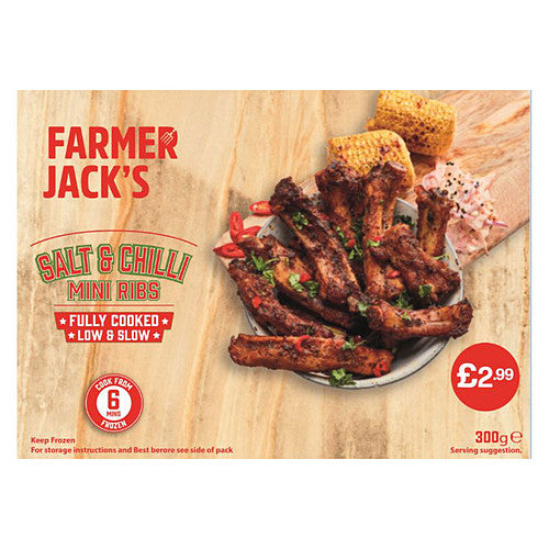 Farmer Jacks Salt Chilli Rib PM £2.99 (360g × 12)