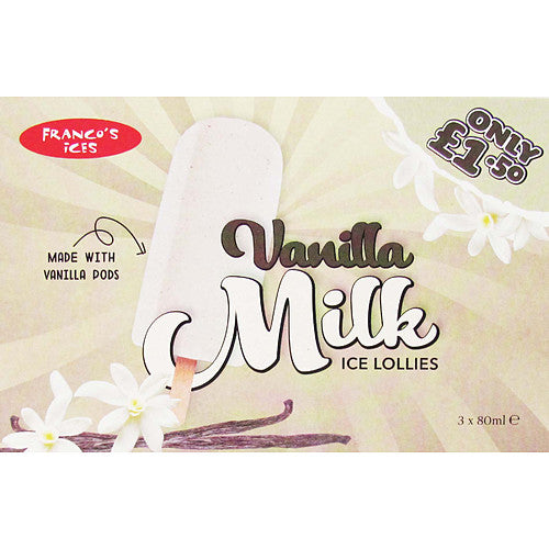 Franco Vanilla Milk PM £1.50 (3pk × 12)