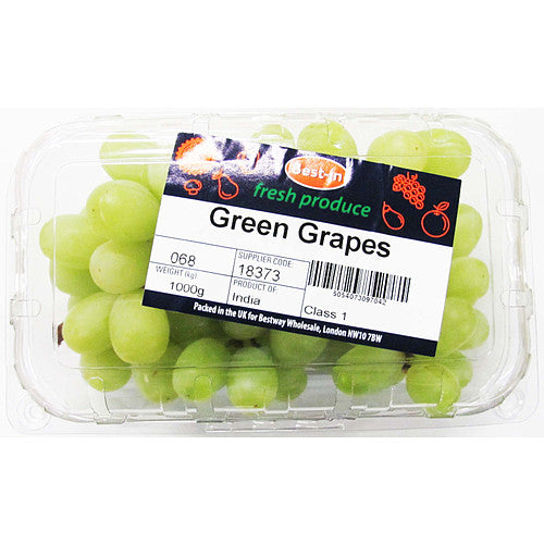 Bestin Green Grapes (500g × 1)