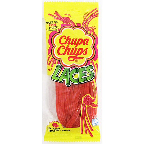 Chupa Chups Strawberry Laces (90g × 18 × 1)