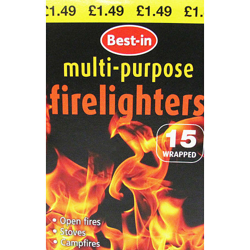 Bestin Firelighters PM £1.49 (15pk × 28 × 1)