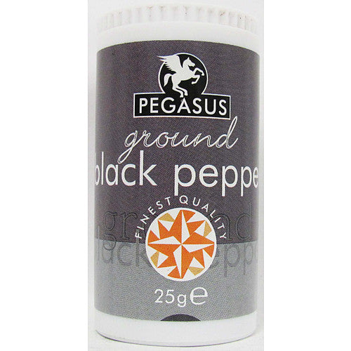 Pegasus Ground Black Pepper (25g × 12)