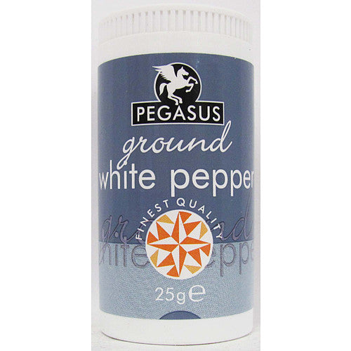 Pegasus Ground White Pepper (25g × 12)